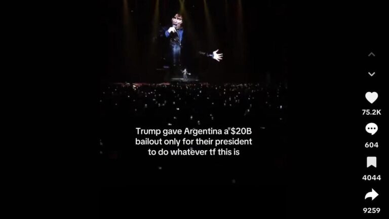 El Partido Demócrata de EE.UU. se burla de Milei en Tik Tok y ya hay interna en el gobierno de Trump