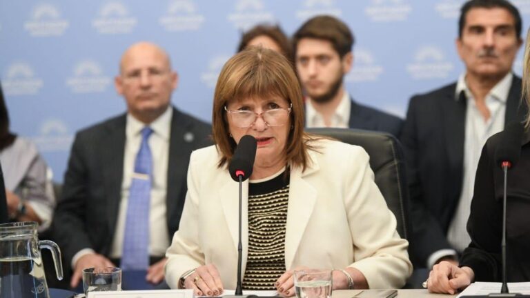 Bullrich habló de Fred Machado en el Congreso y justificó la represión: «Cuando empiezan a tirar piedras, vamos a actuar una y otra vez»