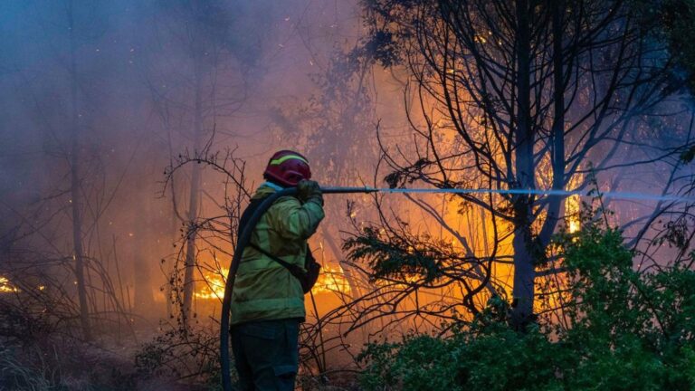 Arde «El Santuario»: más de seis mil hectáreas quemadas en el noroeste de Chubut y el fuego sigue descontrolado